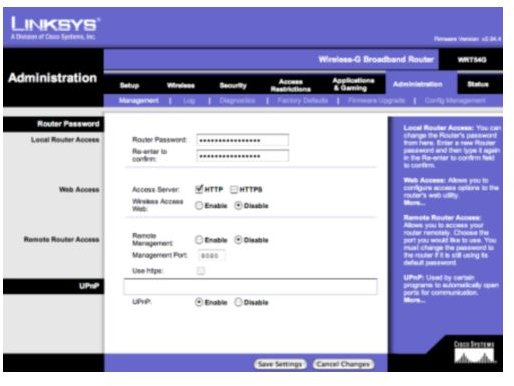 Linksys Wrt54g Wireless Router Security Setup