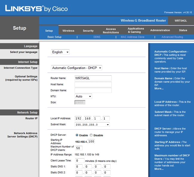 Linksys Wrt54gl Firmware Tomato