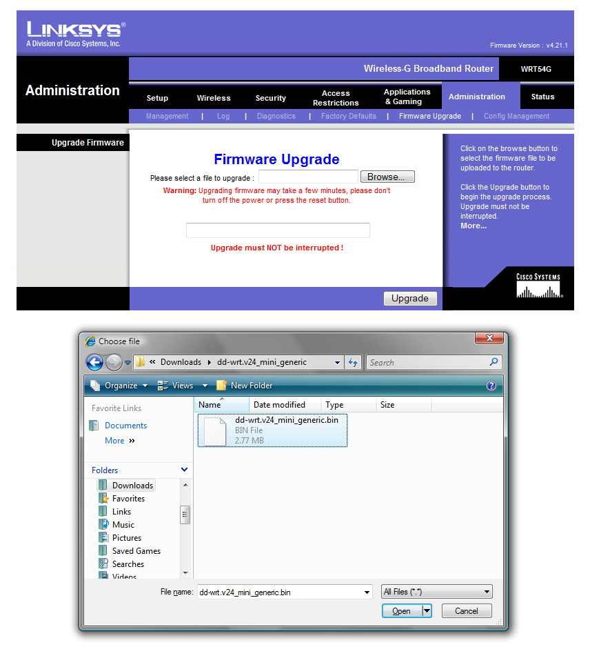 Linksys Wrt54gl Firmware Upgrade Download