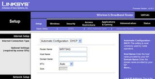 Linksys Wrt54gl Wireless Router Setup