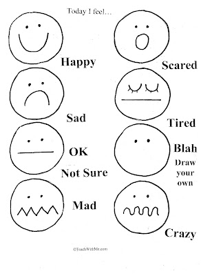 List Of Emotions And Feelings For Children