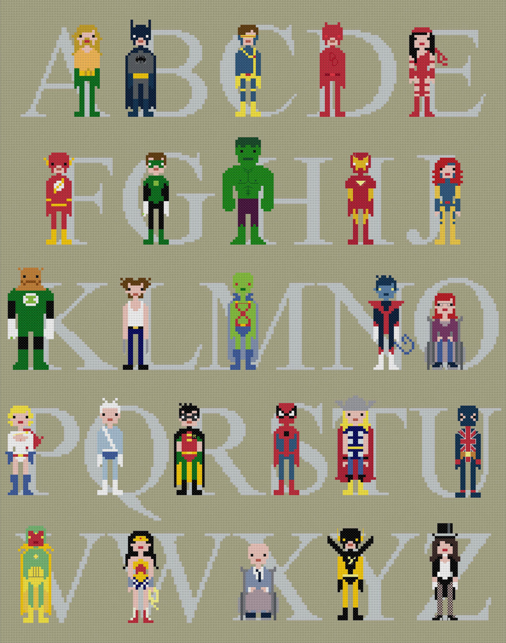 List Of Superheroes And Villains