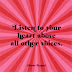 Listen To Your Heart