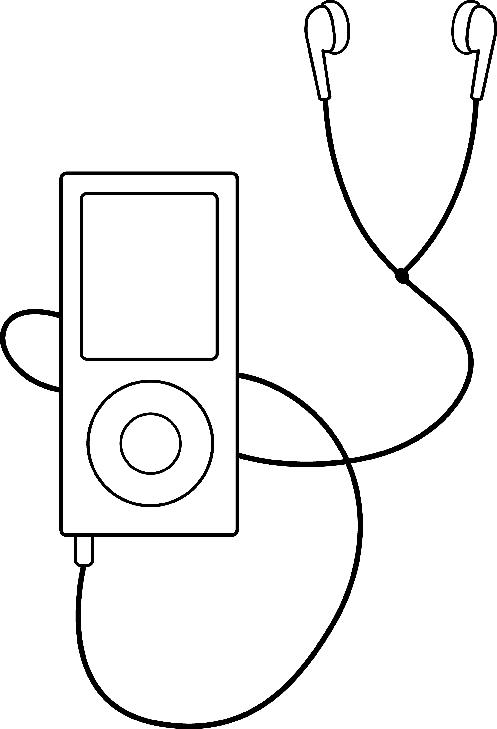 Listening To Music Clipart