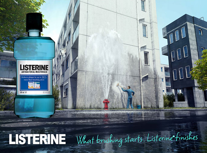 Listerine Mouthwash Advert