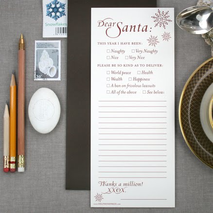 Lists For Santa