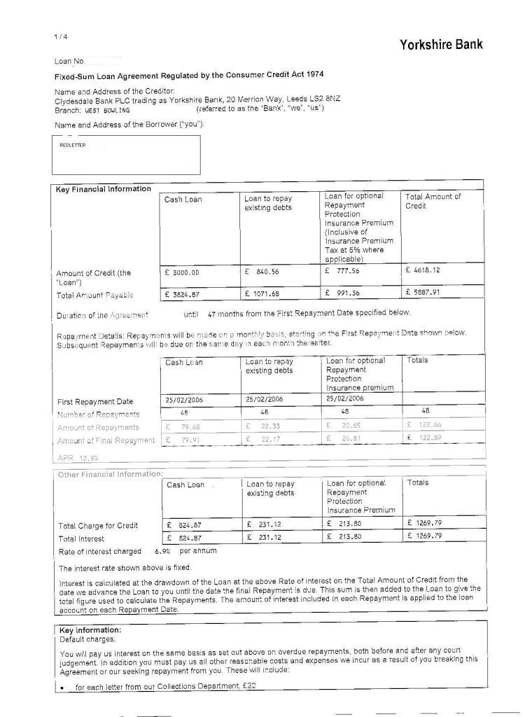 Loan Agreement Sample Free