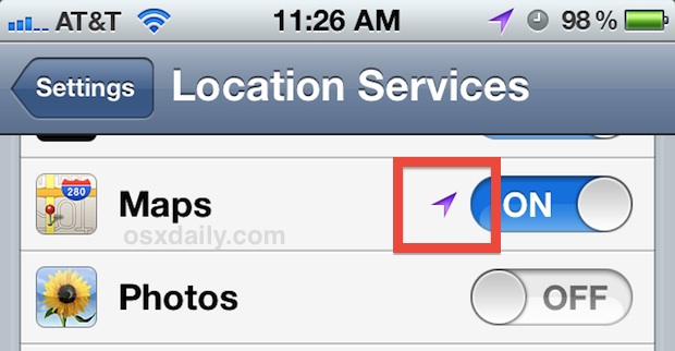 Location Services Icon