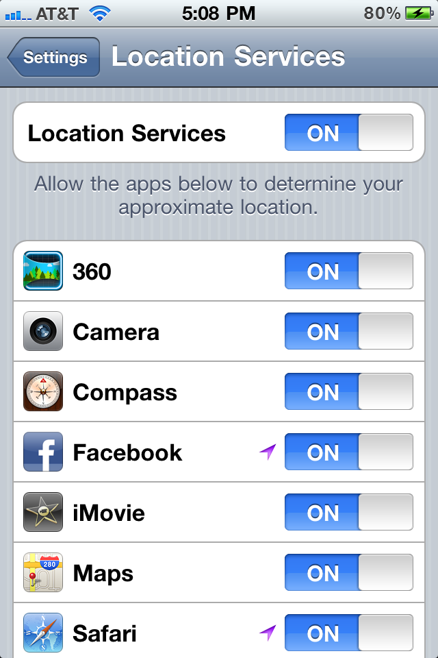 Location Services Icon