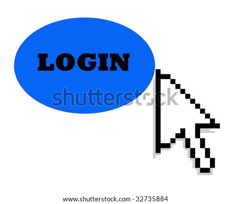 Login Button Blue