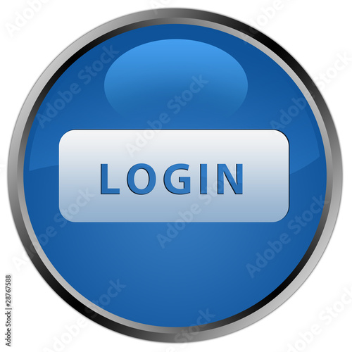 Login Button Blue