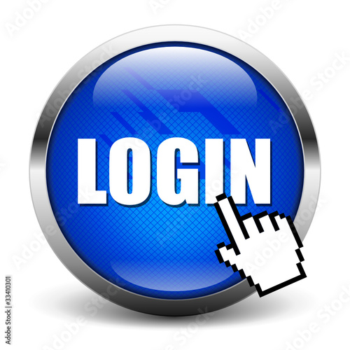 Login Button Blue