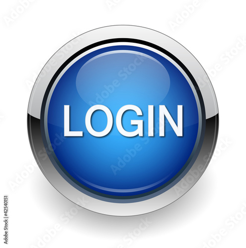 Login Button Blue