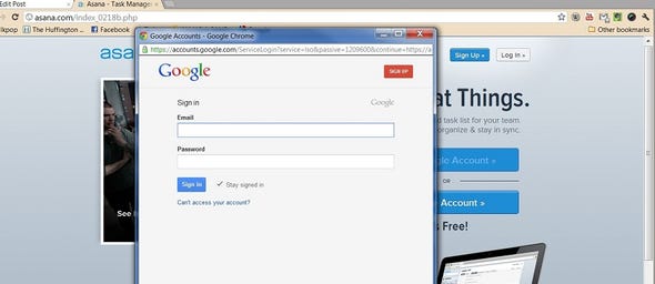 Login Facebook Gmail Account