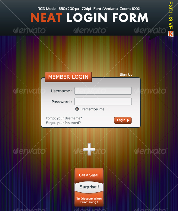 Login Form Background