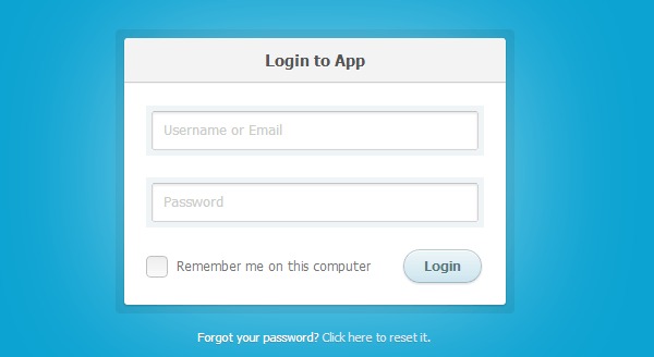 Login Form Background