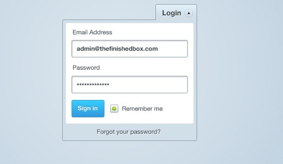 Login Form Design Css