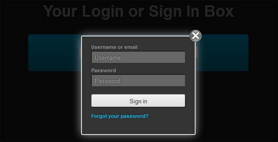 Login Form Design Css Jquery