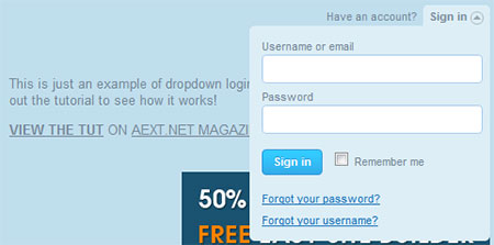 Login Form Design Css Jquery