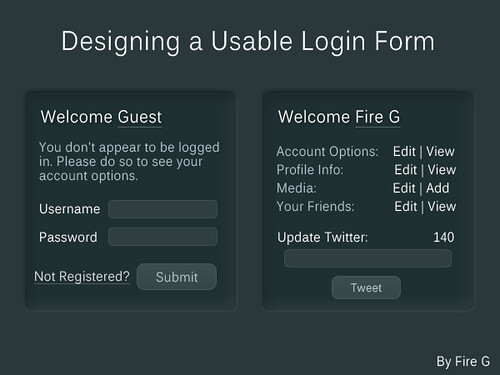 Login Form Design Examples