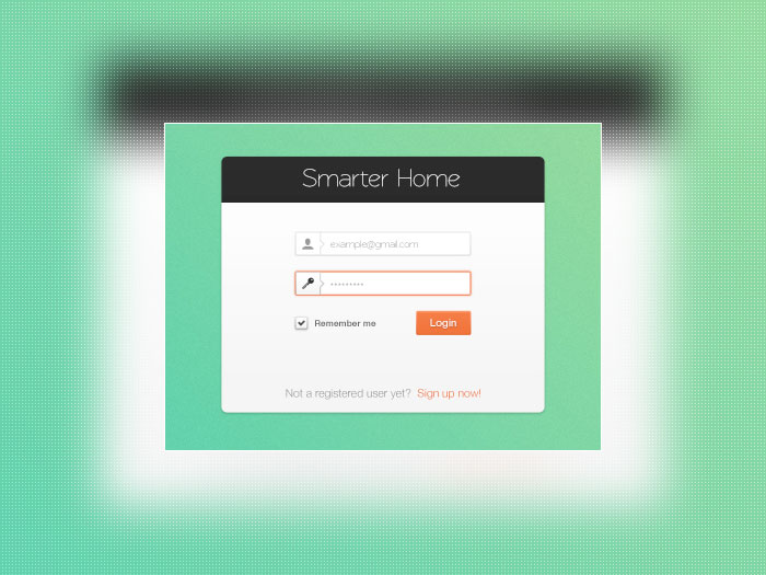 Login Form Design Free Download