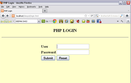 Login Form Design In Html