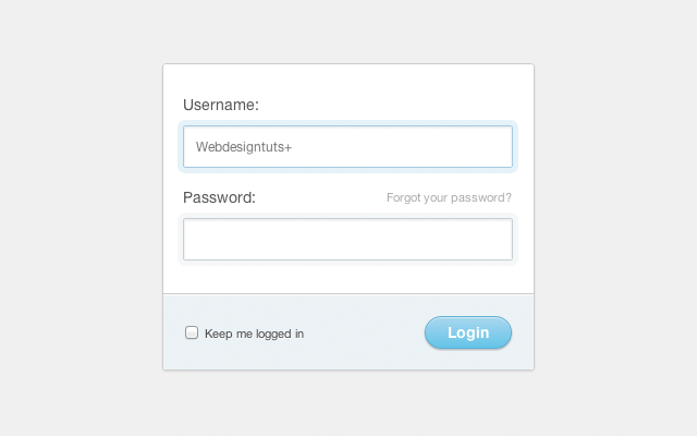 Login Form In Html Code