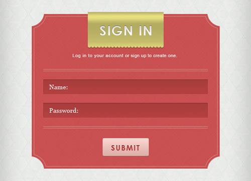 Login Page Design Templates Free Download