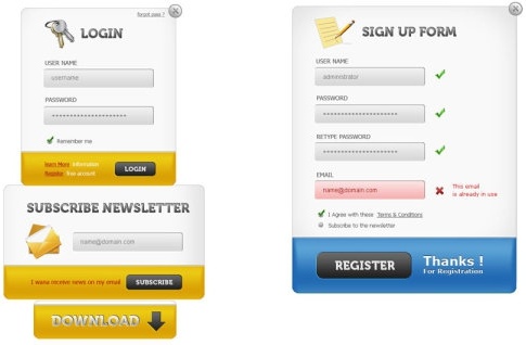 Login Screen Template Free Download