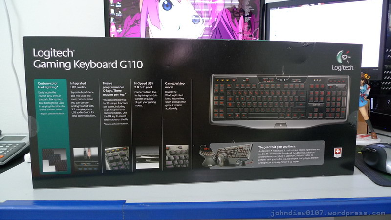 Logitech Gaming Keyboard G110 Change Color