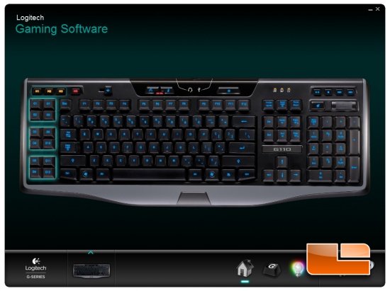 Logitech Gaming Keyboard G110 Switches