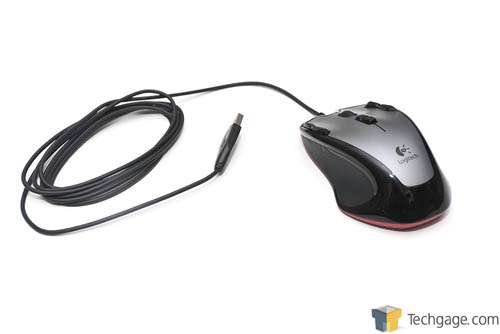Logitech Gaming Mouse G300 Dimensions