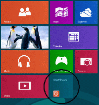 Logoff Button Windows 8