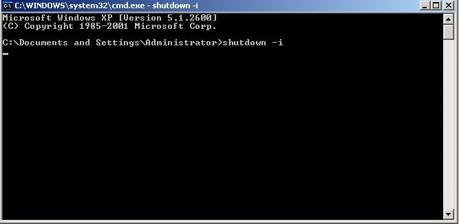 Logoff Command Prompt