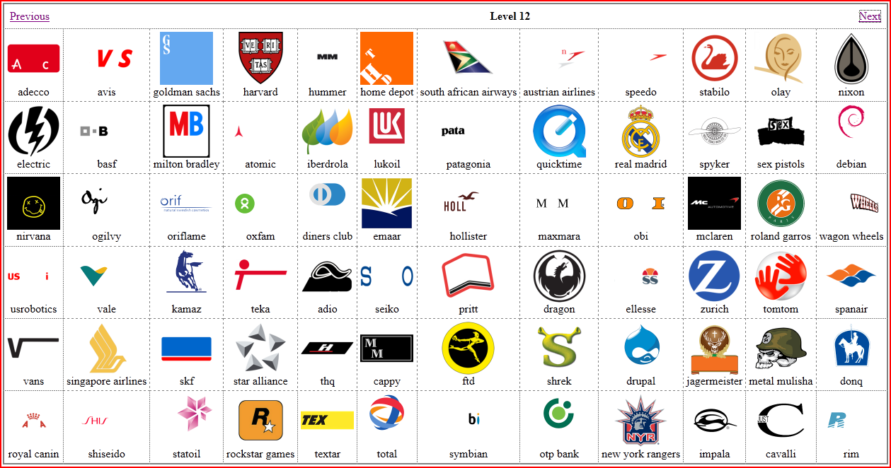 Logos Quiz Level 3