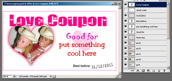 Love Coupons Templates