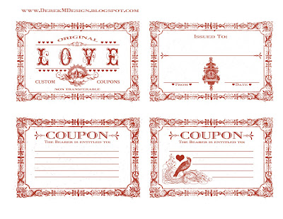 Love Coupons Templates