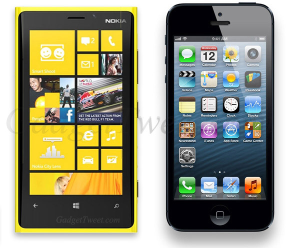 Lumia 920 Vs Iphone 5