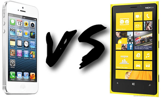 Lumia 920 Vs Iphone 5