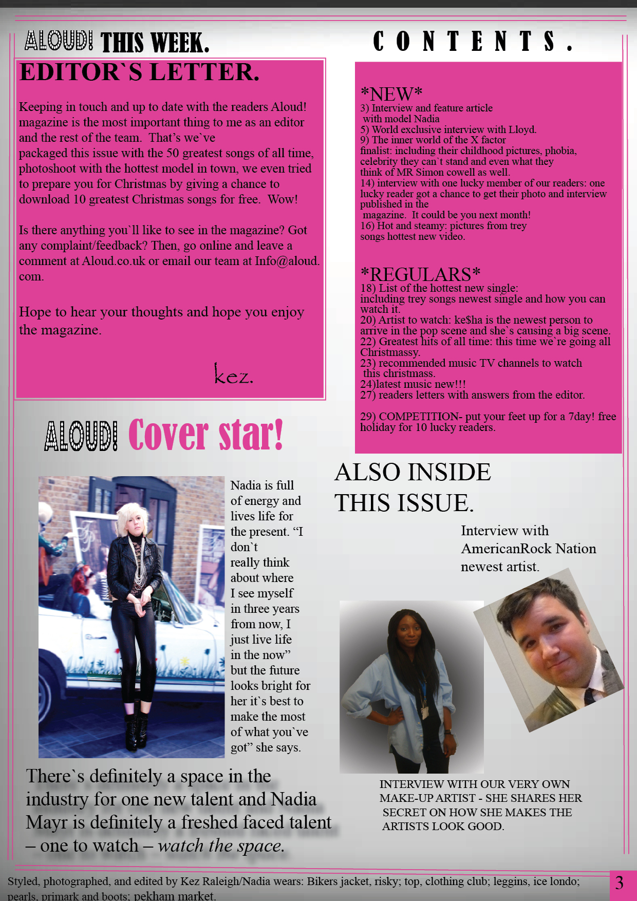 Magazine Articles Template