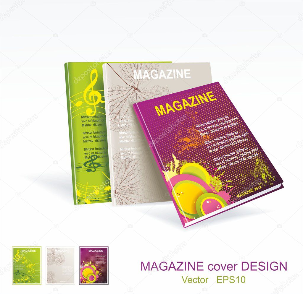 Magazine Cover Design Layout