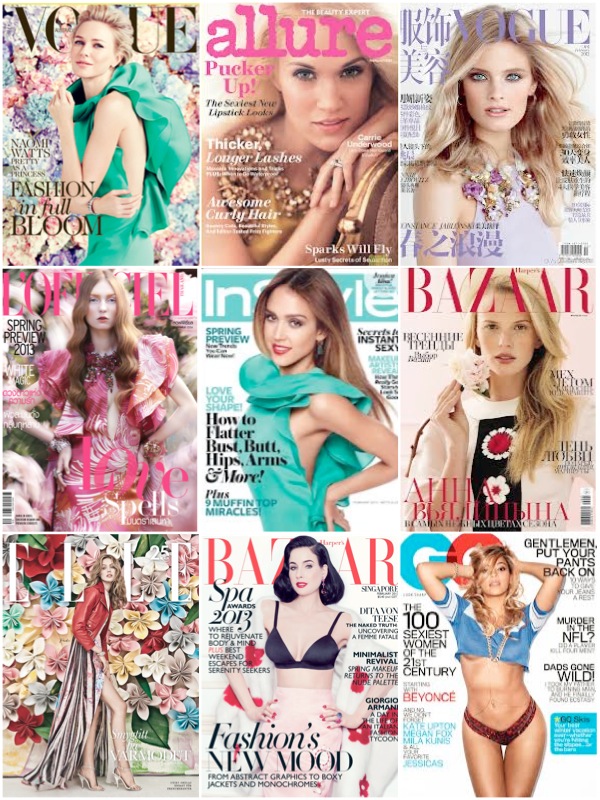 Magazine Covers Collage