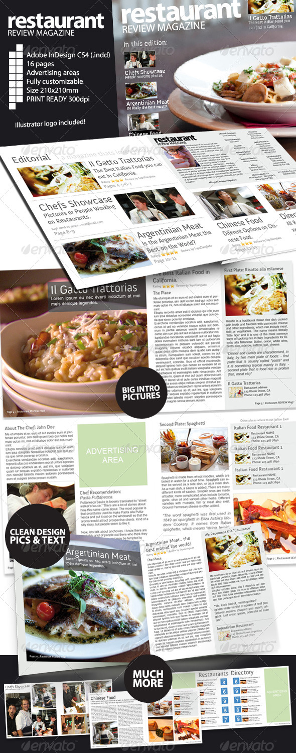 Magazine Design Templates Indesign