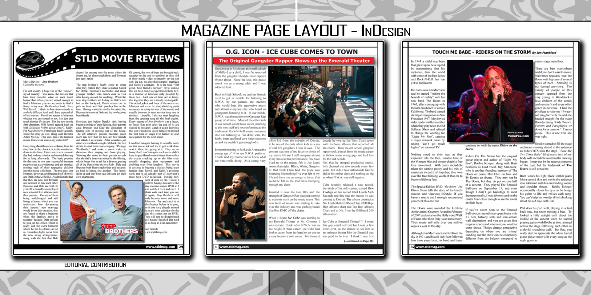 Magazine Layout Examples