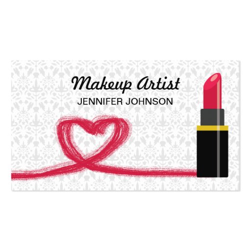 Makeup Artist Business Cards Examples