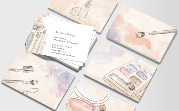 Makeup Artist Business Cards Templates Free