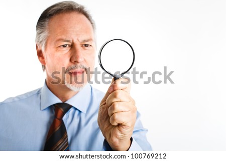 Man Searching For Something