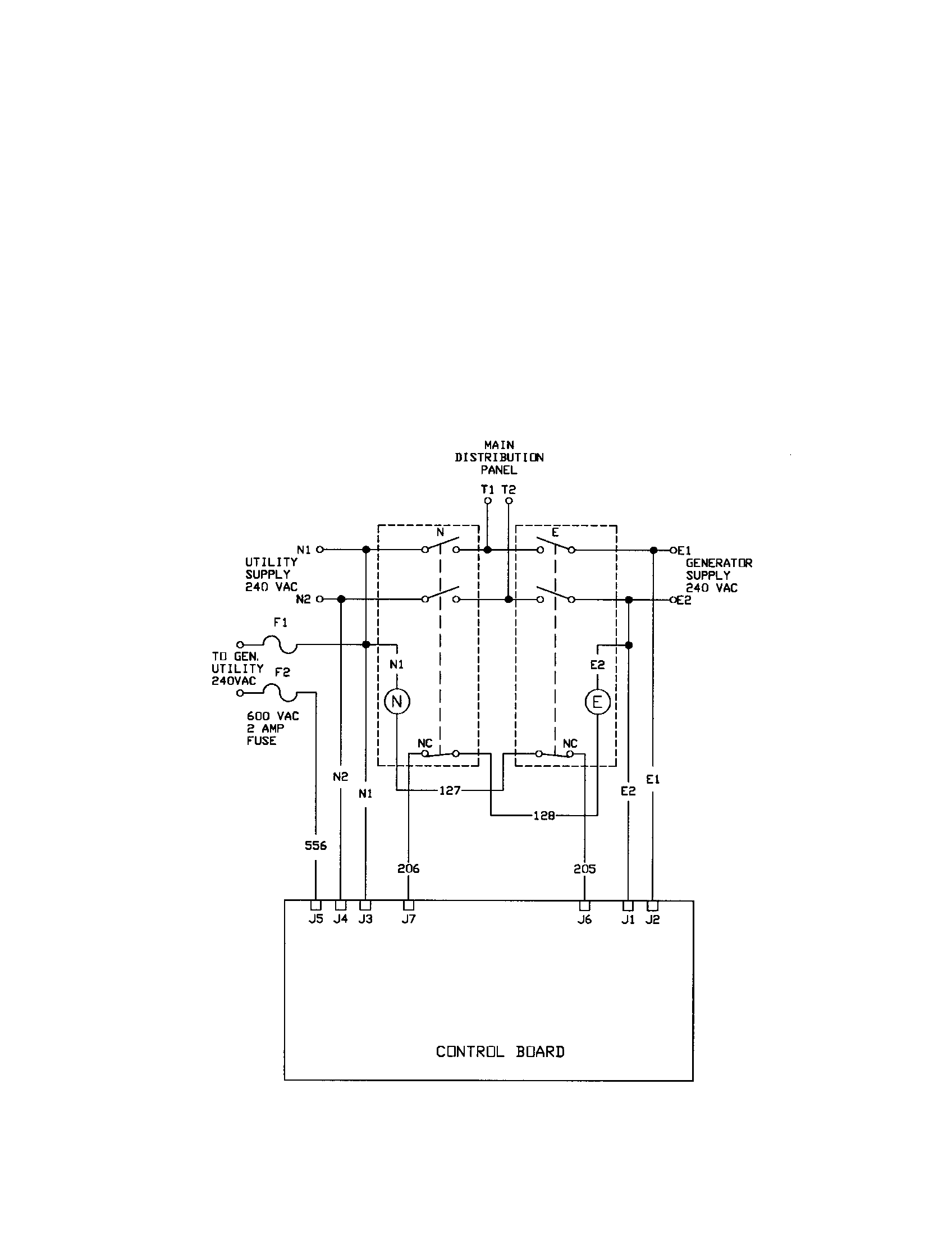 Manual Transfer Switch Diagram