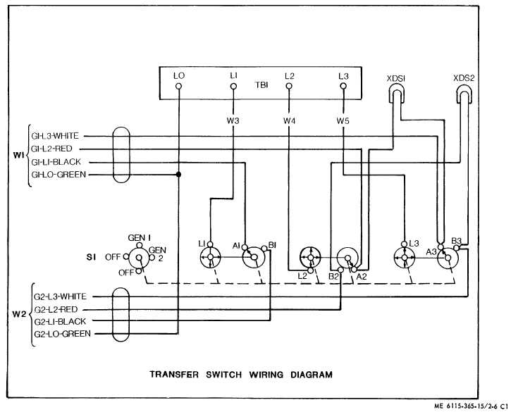 Manual Transfer Switch Diagram