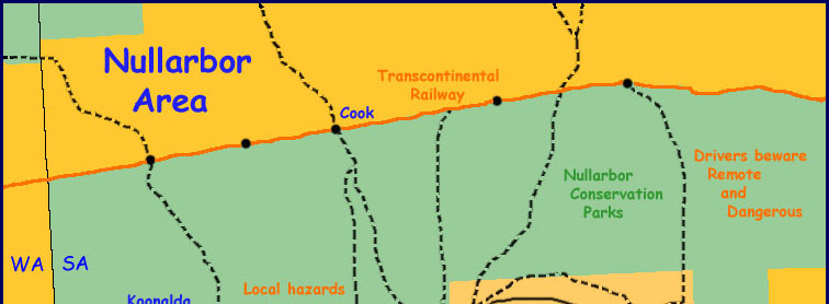 Map Of Australia Nullarbor Plain